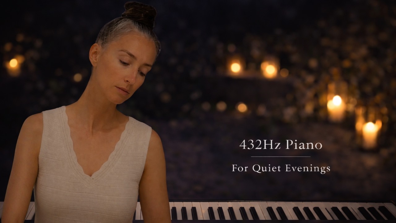 432hz Soft Reflective Piano for Deep Relaxation | 1 Hour Meditation