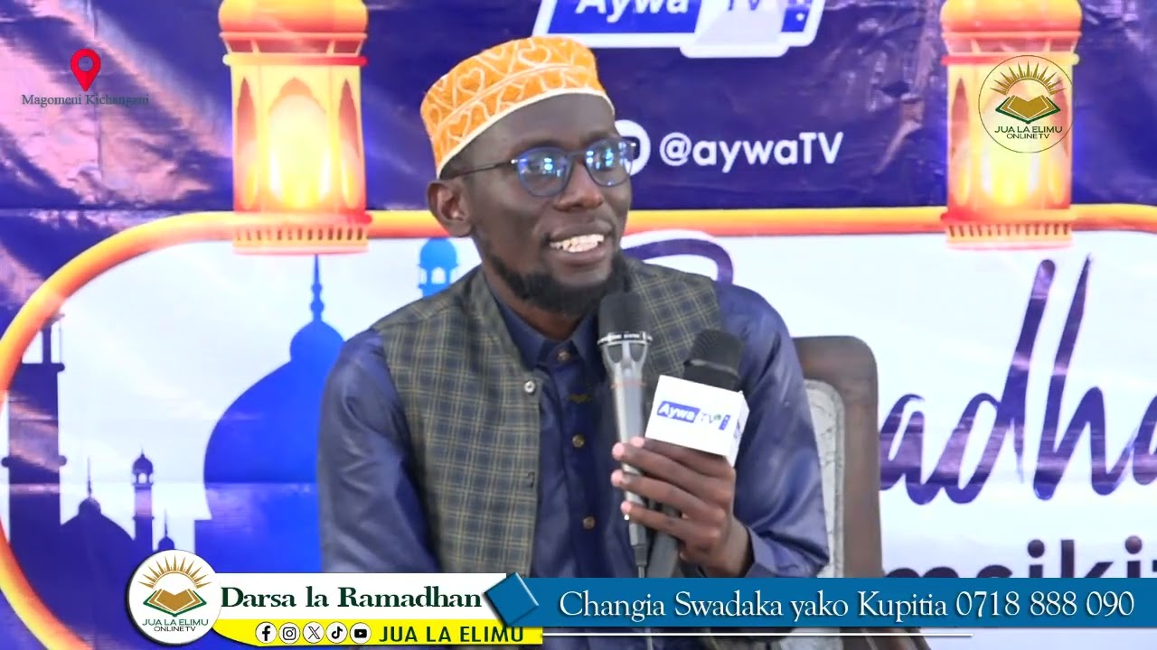 DARSA LA RAMADHANI, SHEIKH SHABANI PEMBE, RAMADHANI NA MSIKITI, KICHANGANI MAGOMENI DAR ES SALAAM