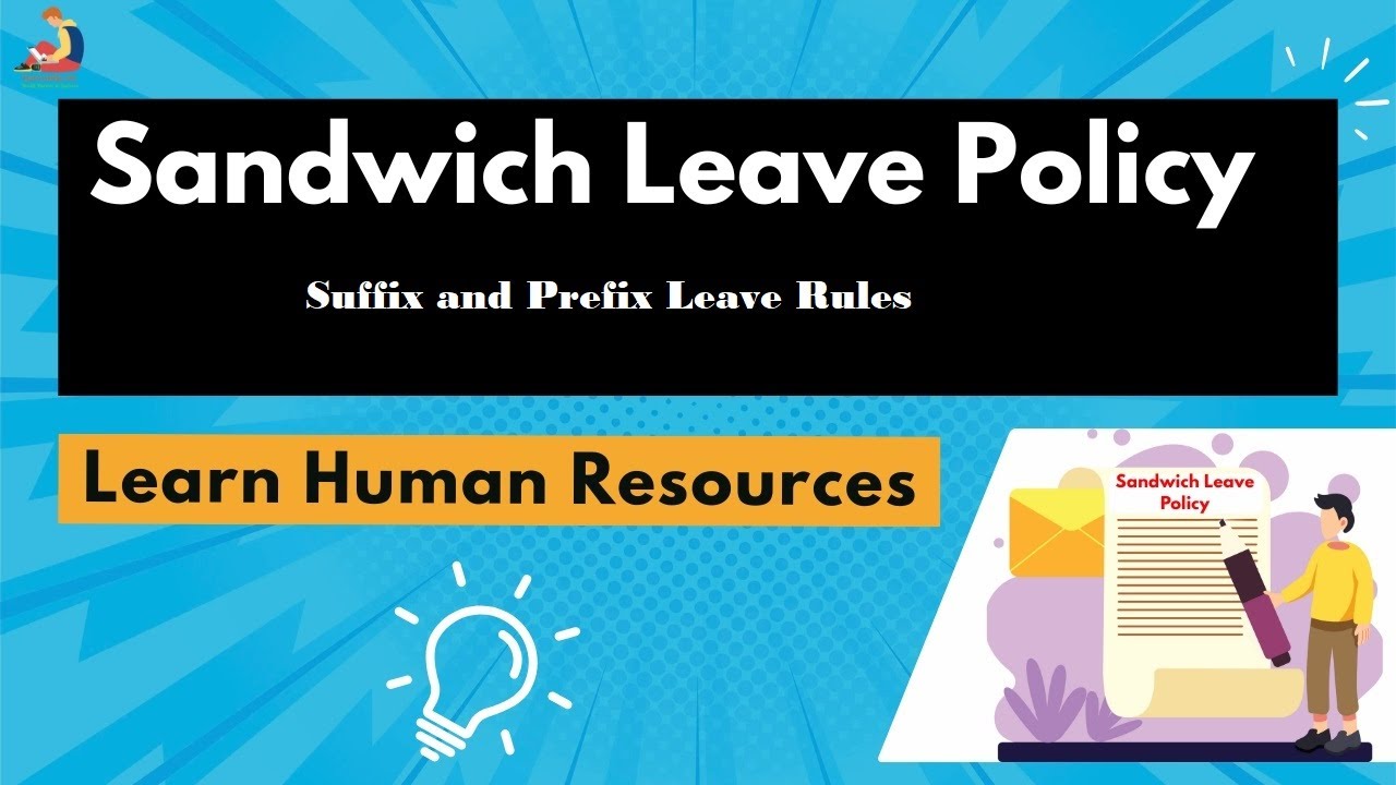 Sandwich Leave Policy | Leave Policy | Suffix and Prefix Leave Rules | Human Resources | Tyariexamki