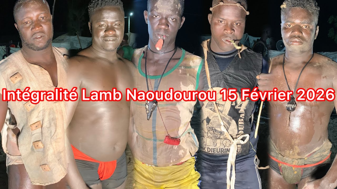 Intégral Lamb Naoudourou 15 Fevrier 2026 Avec Tass Yakar Pape Djini Sara Daw Ngolothie Ordinateur…