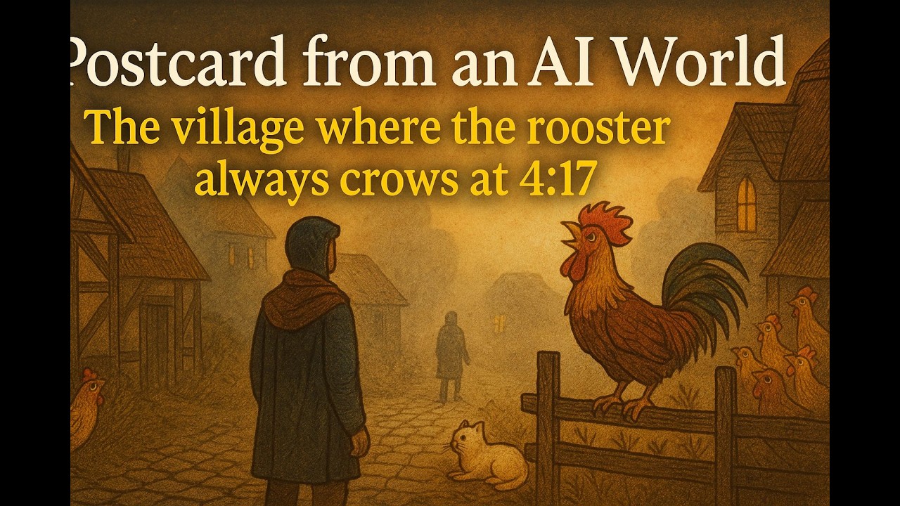Postcard from an AI World | The village where the rooster always crows at 4:17