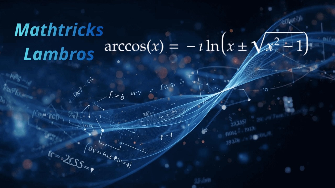 arccos in ln function #MathTricks #APCalculus #STEM #StudyWithMe #AncientWisdom