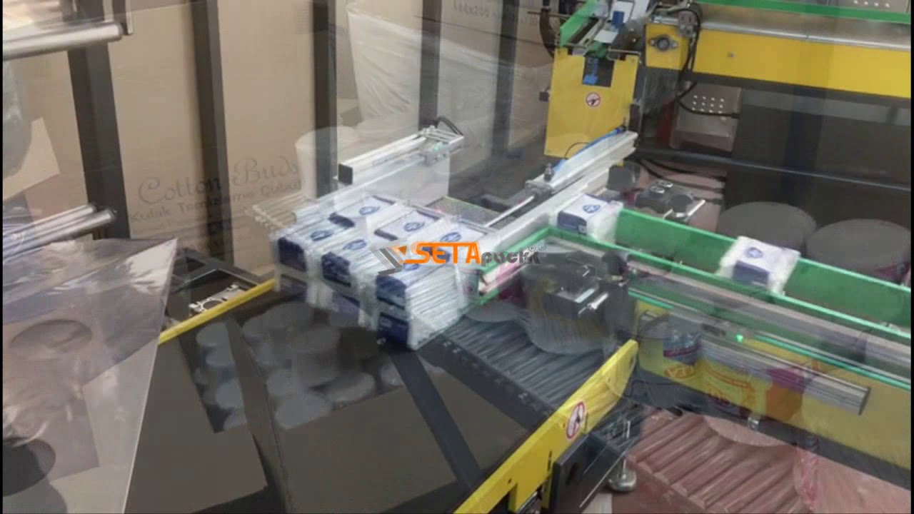 Kulak Çubuğu Shrink Paketleme Makinası / Cotton Swab Shrink Packaging Machine