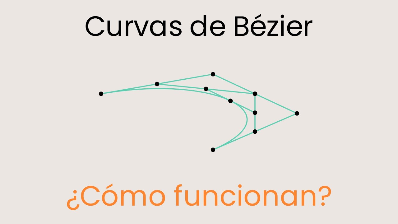 ¿Cómo FUNCIONAN las CURVAS DE BEZIER? | La MATEMÁTICA detrás de esto