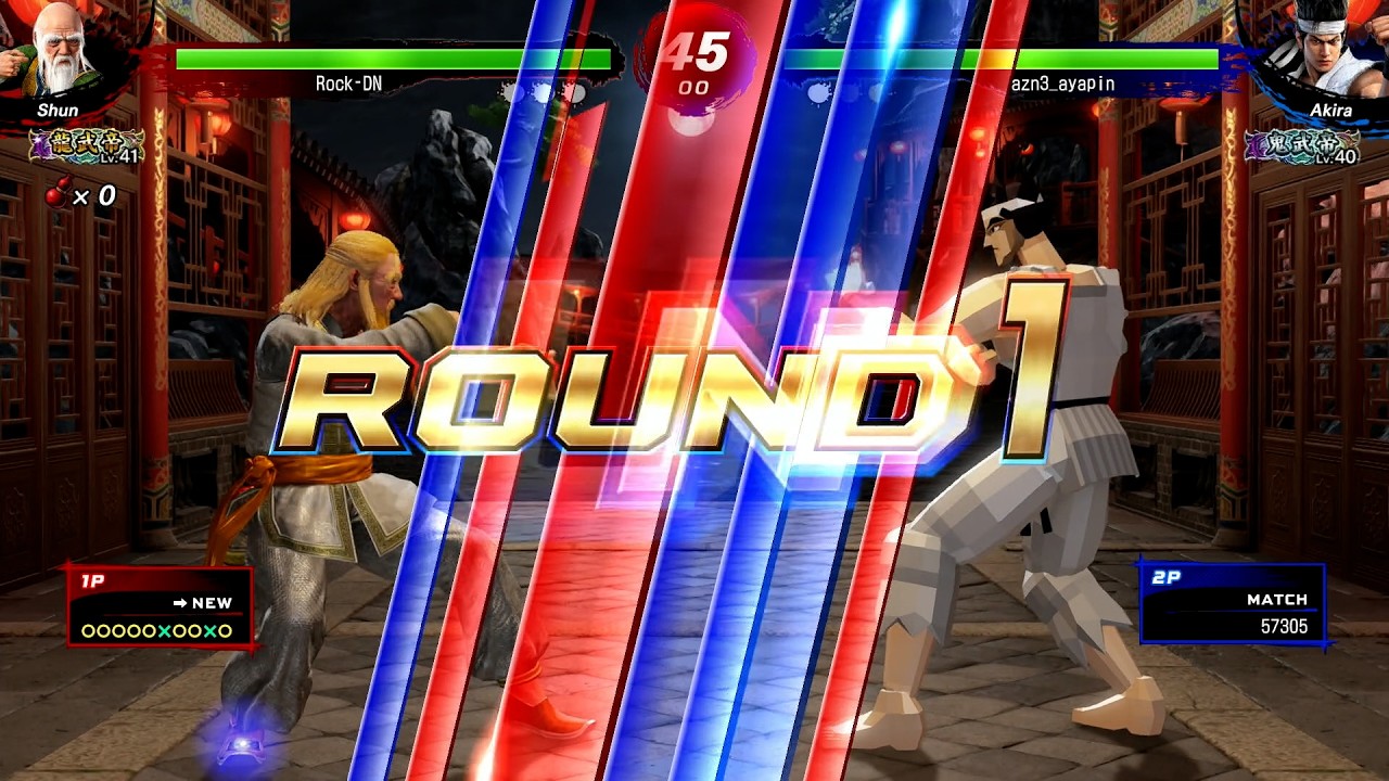 【VFes / VF5us 高段位戦】 龍武帝 舜帝 VS 鬼武帝 結城晶