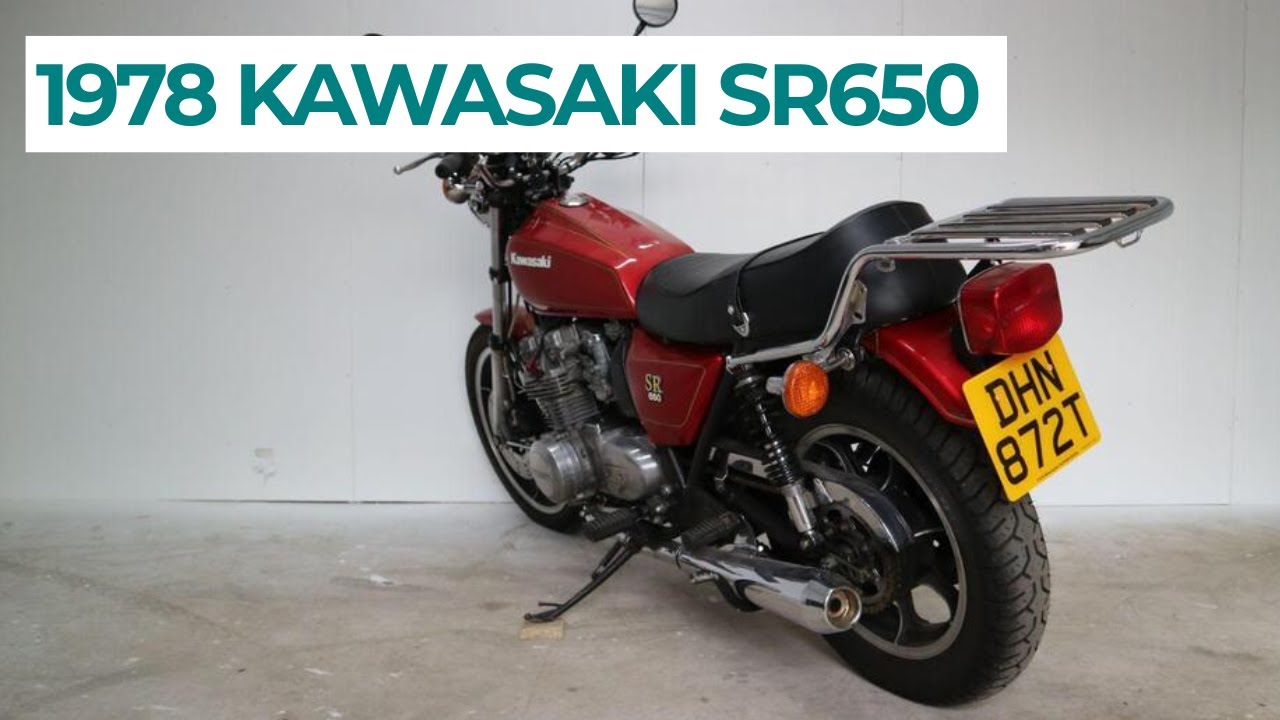 Classic 1978 Kawasaki SR650 - Walk Around and Start Up