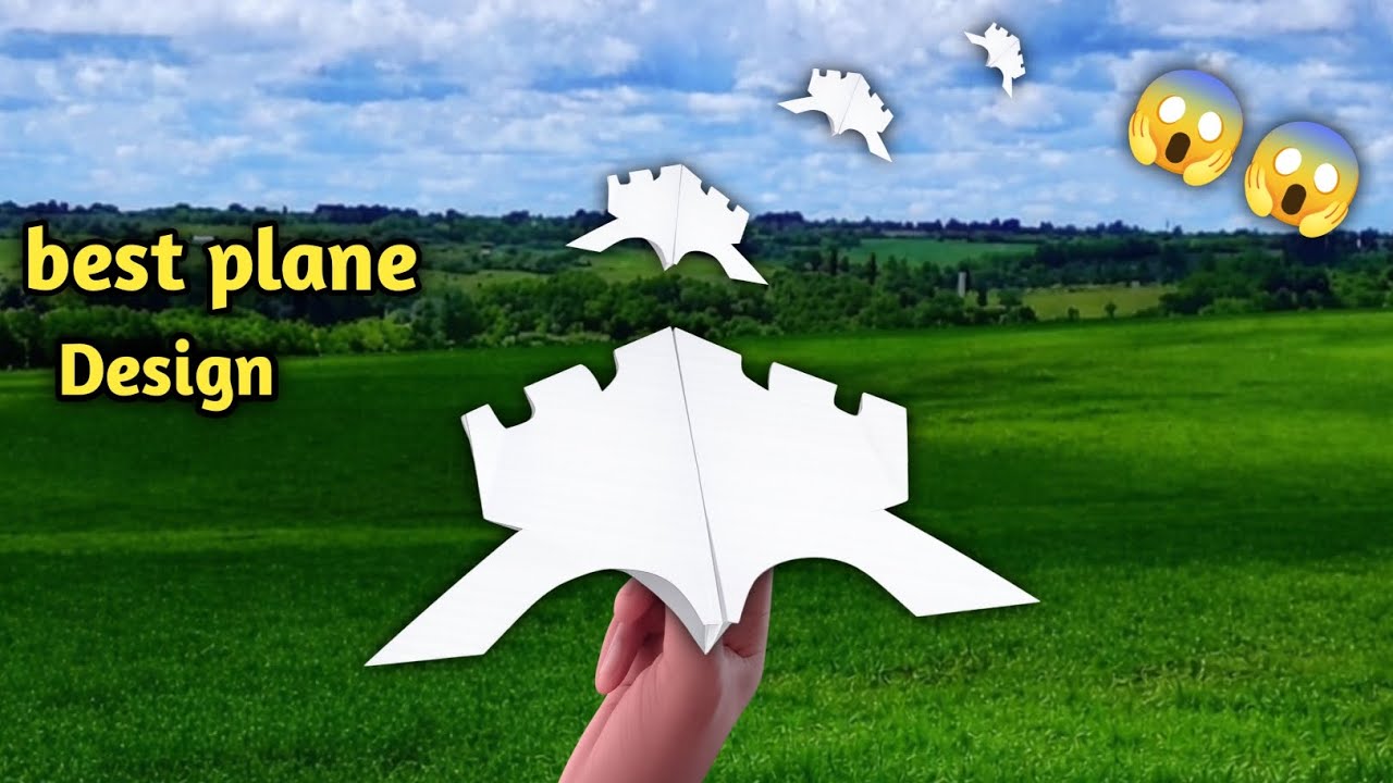 Paper Plane That Stays in the Air LONGER | how to make a paper plane | paper airplane 