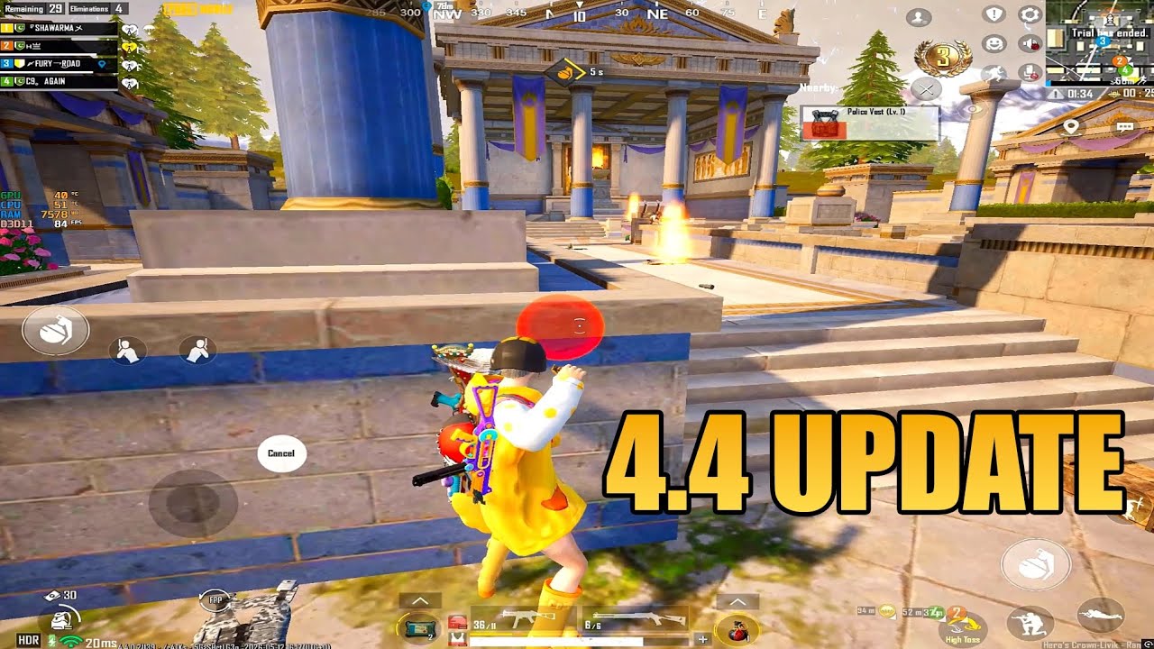 PUBG Mobile  : HDR + 4.4 Update : RTX 2070 S + I5 12600KF Gameloop 64 Bit