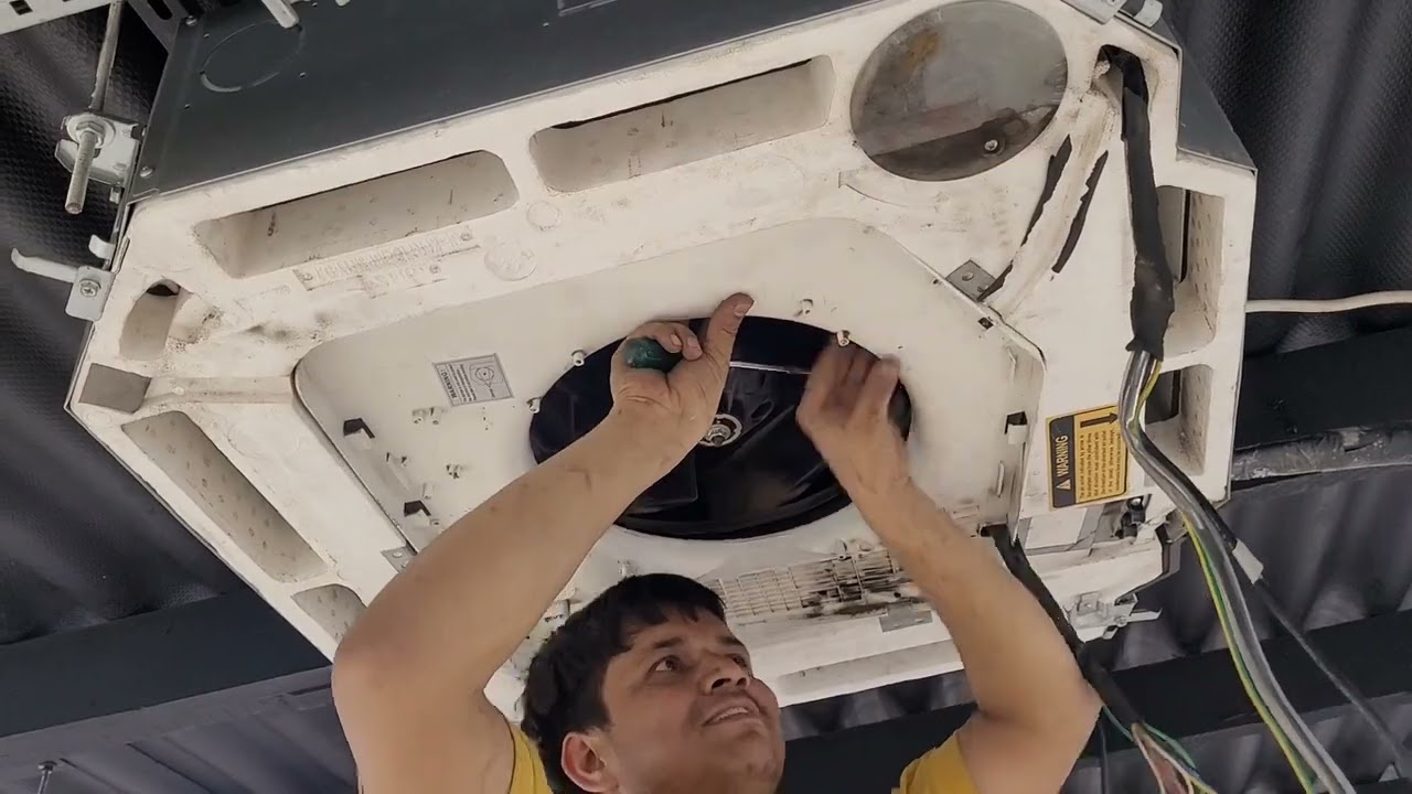 How to open cassette ac (midea ac )