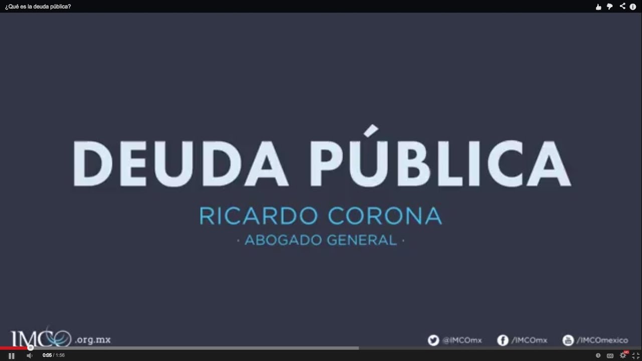 &iquest;Qu&eacute; es la deuda p&uacute;blica?