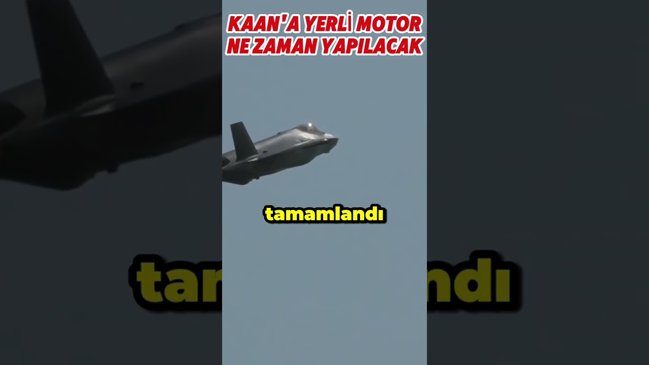 KAAN'a yerli motor ne zaman geliyor? #savunmasanayi #kaan
