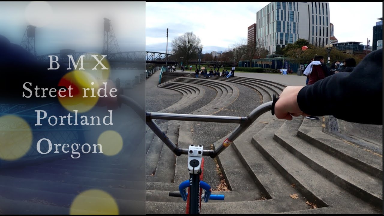 BMX Street ride Portland Oregon 2021 -Gopro POV 4K