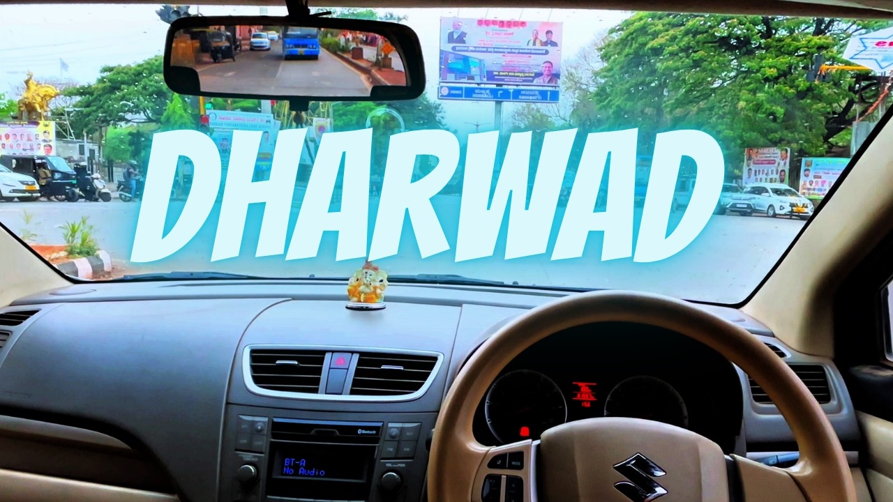 Dharwad Karnataka POV Drive | Calm Indian Streets