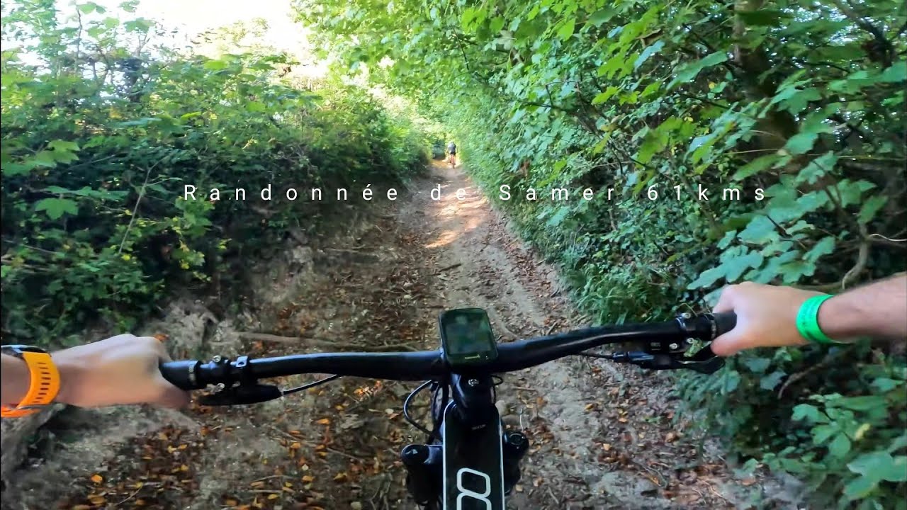 L'Xtrem rando de Samer,  parcours VTT de 61km.