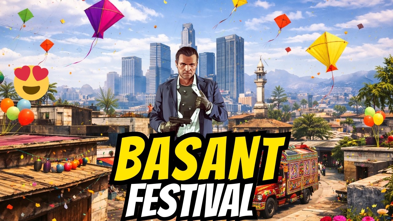Basant Ka Mela | Boys In Town For Basant | GTA 5 REAL LIFE S2 EP#12 | Sarim The Gamerz