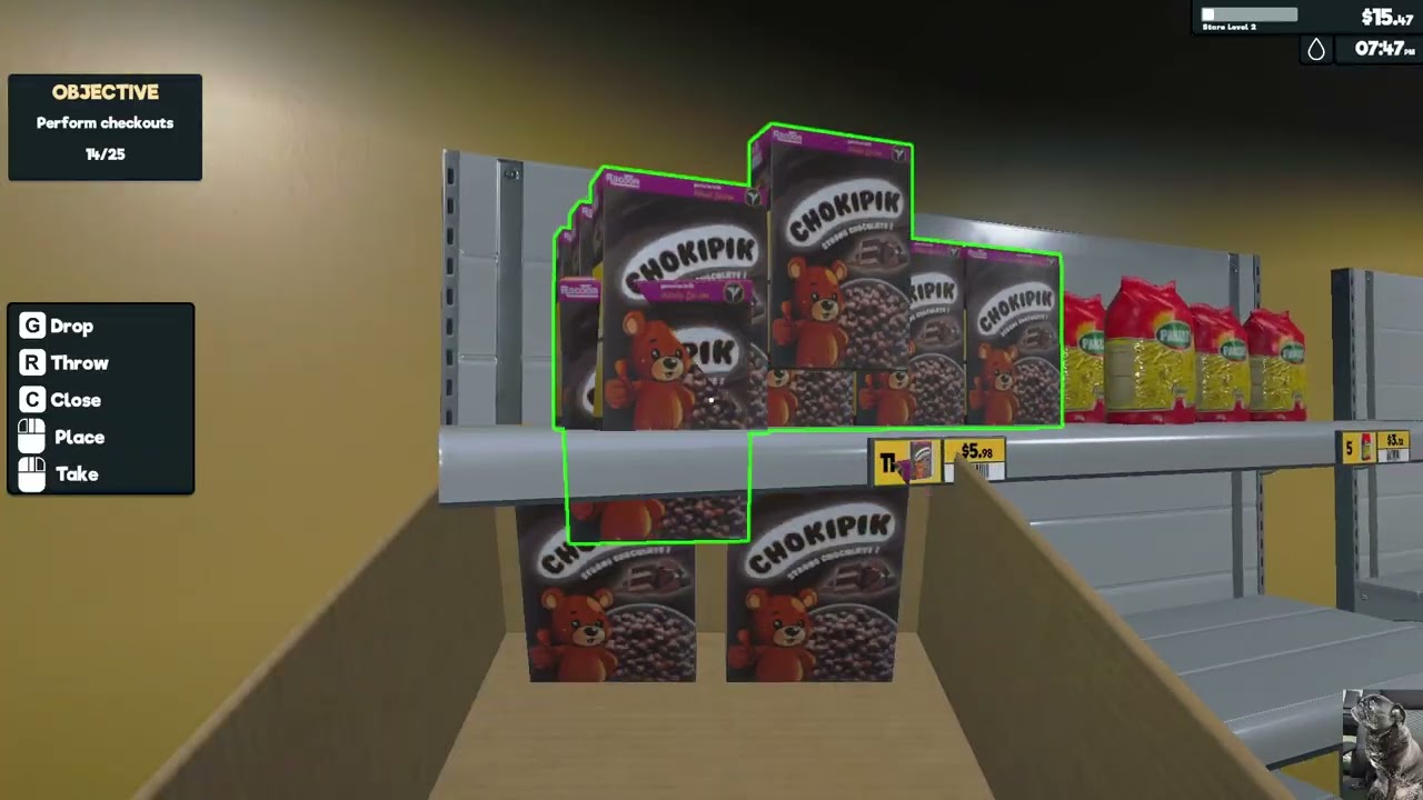 Supermarket Simulator #pcgaming Day 1-14
