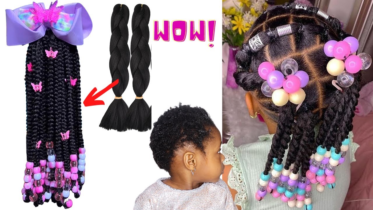 This Incredible Viral  $3 D.I.Y Hairstyle That Made 14Million Views On TIKTOK. Hairstyle for kids