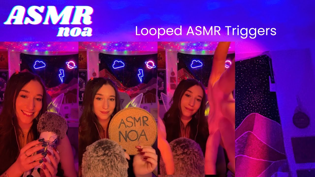 Looped ASMR Triggers | Tapping, Energy Rain & Whale Dive