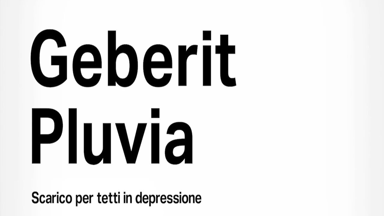 Geberit Pluvia: scarico per tetti di grandi dimensioni