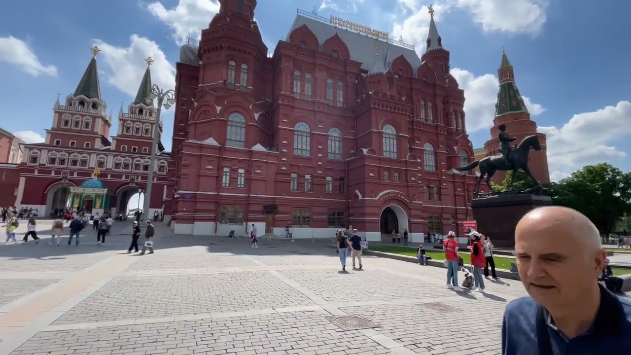 2022 Russia Moscow Red Square Kremlin Walk 4k HDR / Москва Кремль Красная площадь