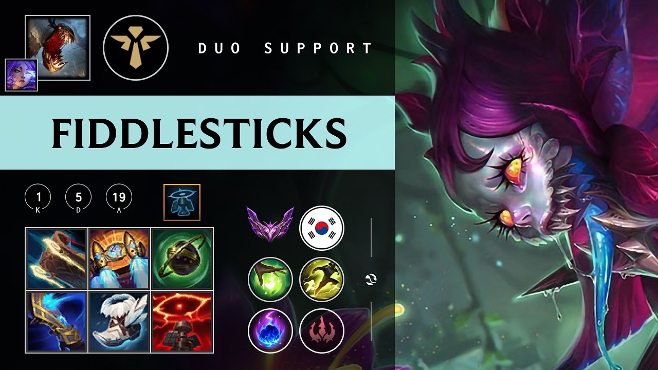 Fiddlesticks Support vs Leona - KR Master Patch 26.05
