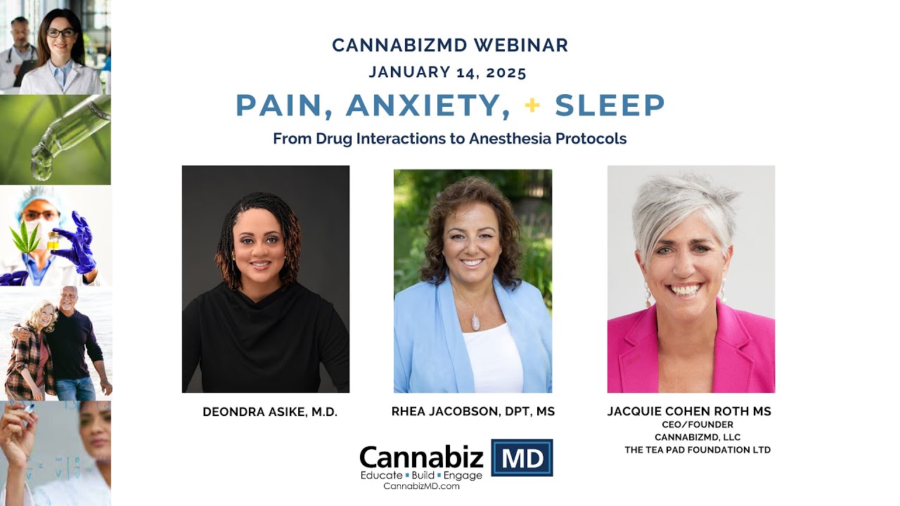 CannabizMD Webinar: Pain, Anxiety & Sleep - From Drug Interactions to Anesthesia Protocols