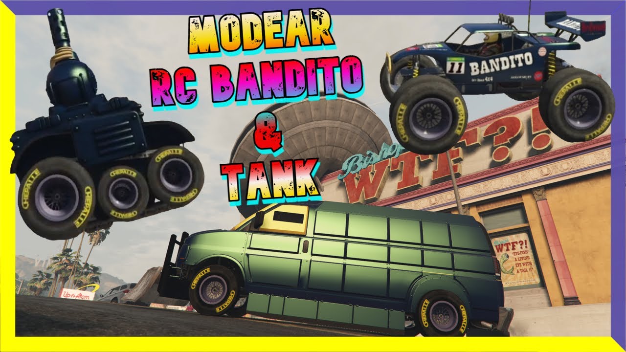 💥NUEVO IT'S BACK #MODEAR #Rc #BANDITO & #Rc #TANK #MERGE #GTA5 #F1 ONLINE XBOX //PSN E&E
