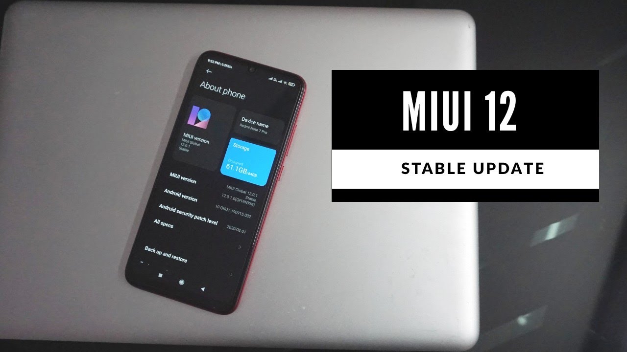 Redmi Note 7 Pro MIUI 12 Global Stable Update - How to Download and Install