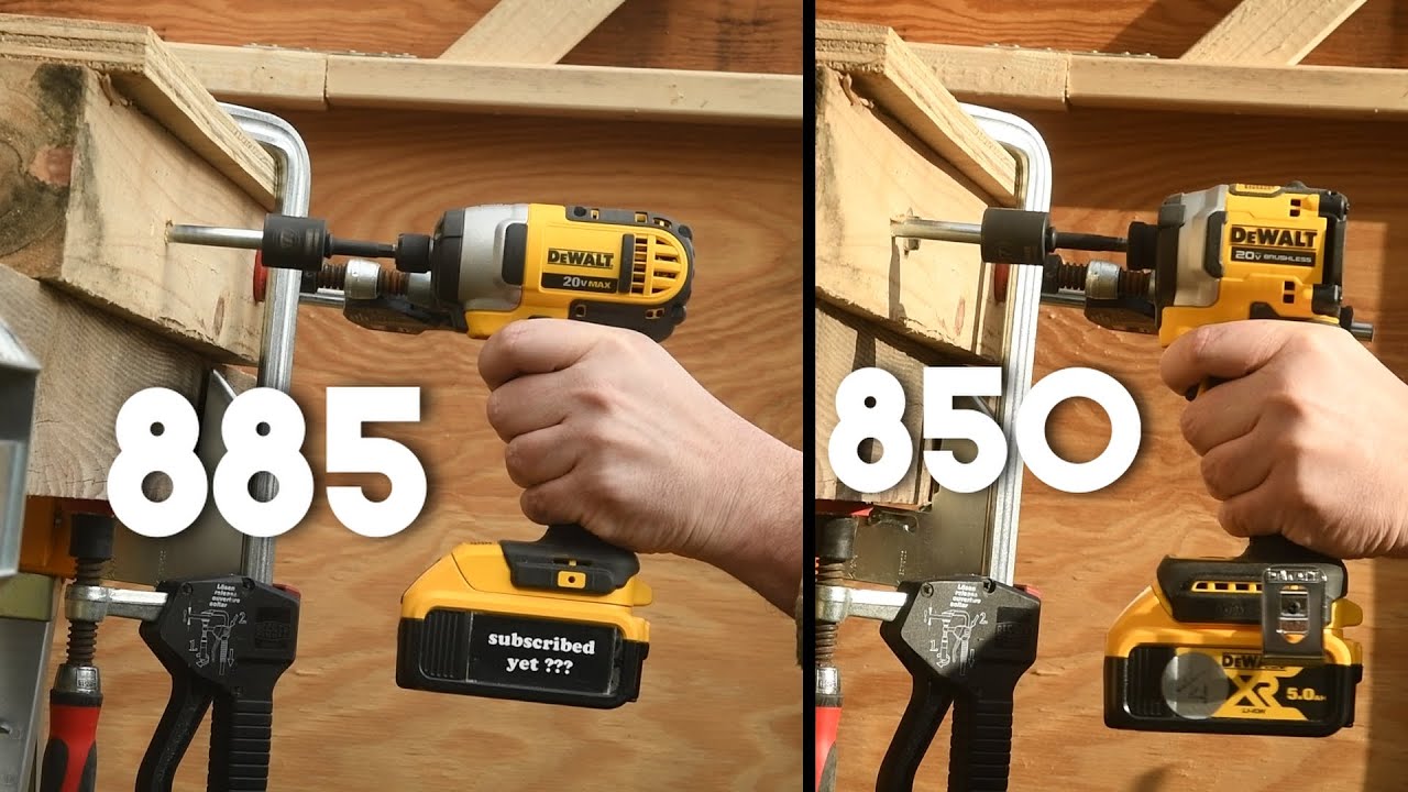 DeWALT DCF885 vs DCF850