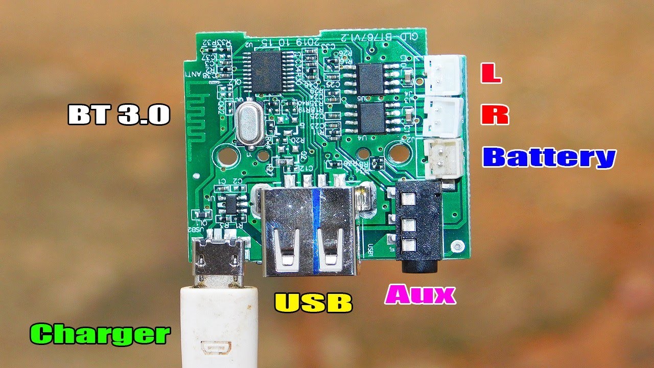 Bluetooth, FM, USB, SD Card And AUX With 5+5 Watts  Stereo Audio Amplifier
