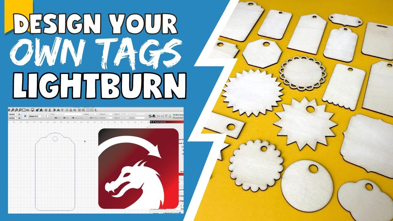 Lightburn Projects: Creating Tags using Lightburn (Tutorial)