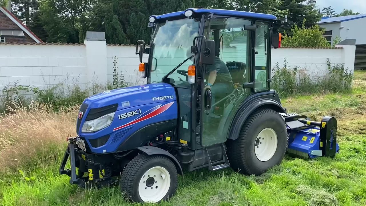 Iseki TH5370 der neue Maßstab / Vorgestellt mit Müthing Schlegelmäher MU-E // Stavermann