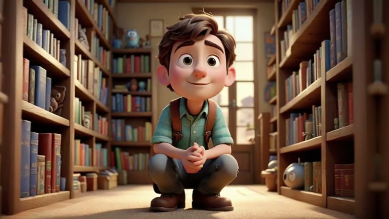 The Library of Whispering Books  | 3D Animated Kids Story