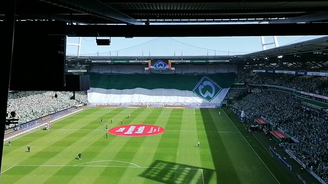 Werder Bremen Aufstieg 2022 || Mannschaftsaufstellung + Hymne