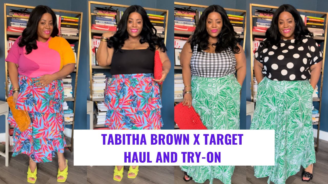 Tabitha Brown Target Collection Plus Size Haul and Try On