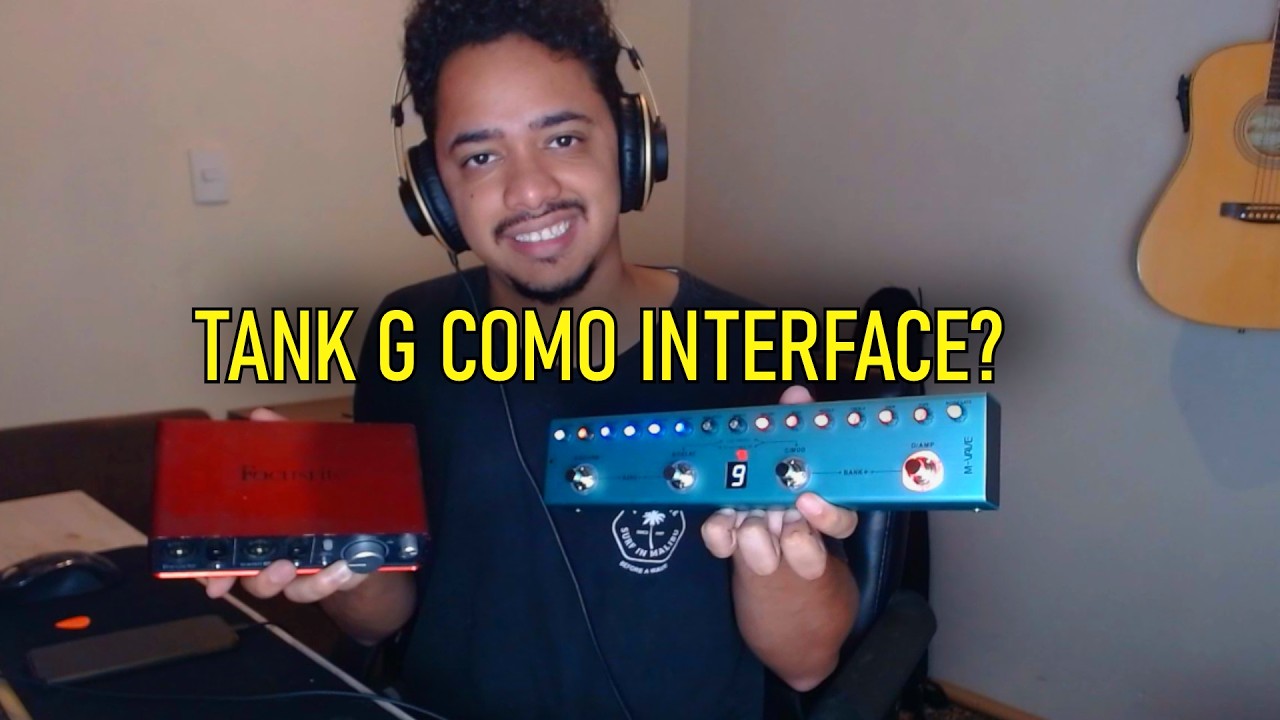 Como usar a Tank G como Interface de áudio 2025 (sem latência)