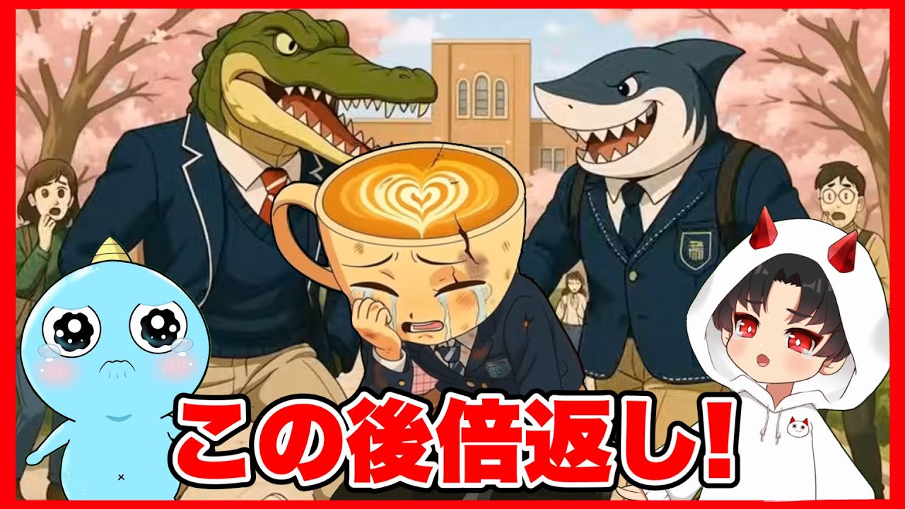 日本の学校でいじめられたブレインロットの復讐がヤバすぎた・・・【 トゥントゥントゥンサフール /T ung Tung Tung Sahur 】【 brainrot / ブレインロット 】