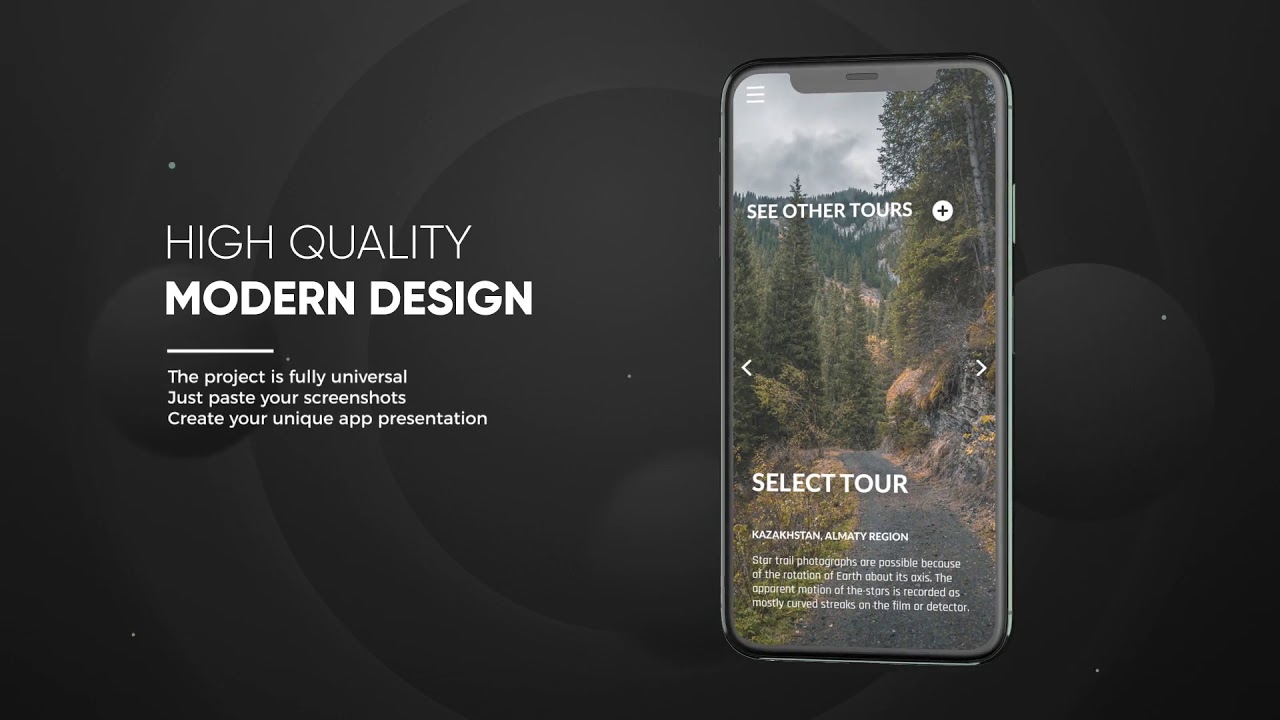 After Effects Template - Phone 11 Pro App Presentation