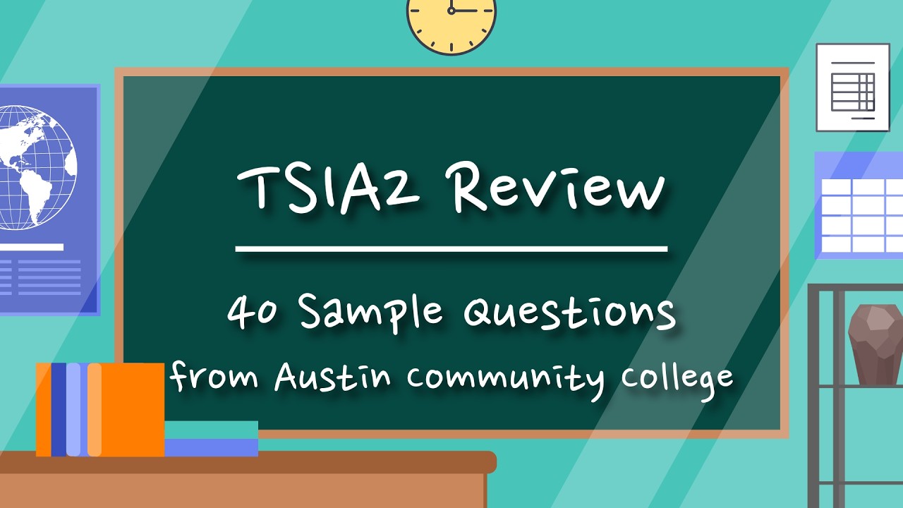 TSIA2 math review - 40 sample questions (from Austin Community College)