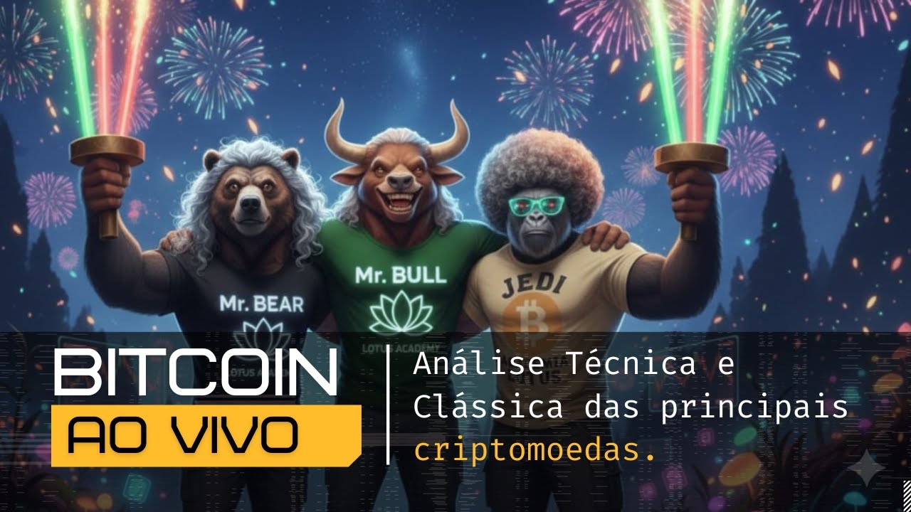 BITCOIN AO VIVO - An&aacute;lise T&eacute;cnica e Cl&aacute;ssica das principais criptomoedas. #680  #bitcoin #aovivo