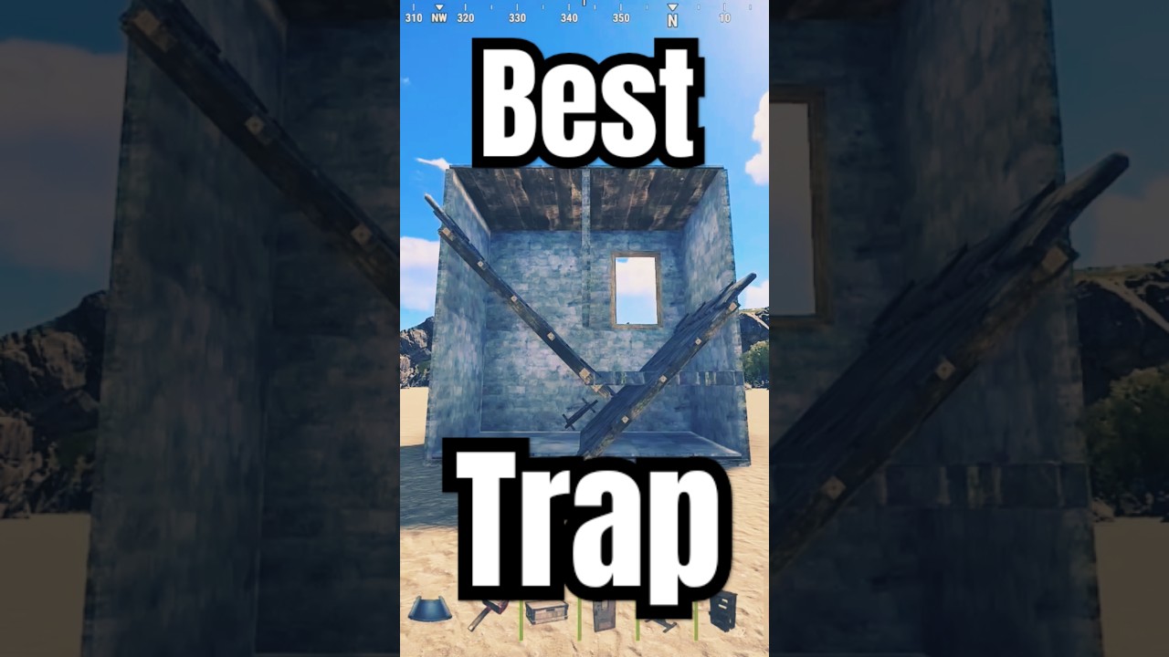 OP Trap Base Design | High Success Rate #rust #gaming