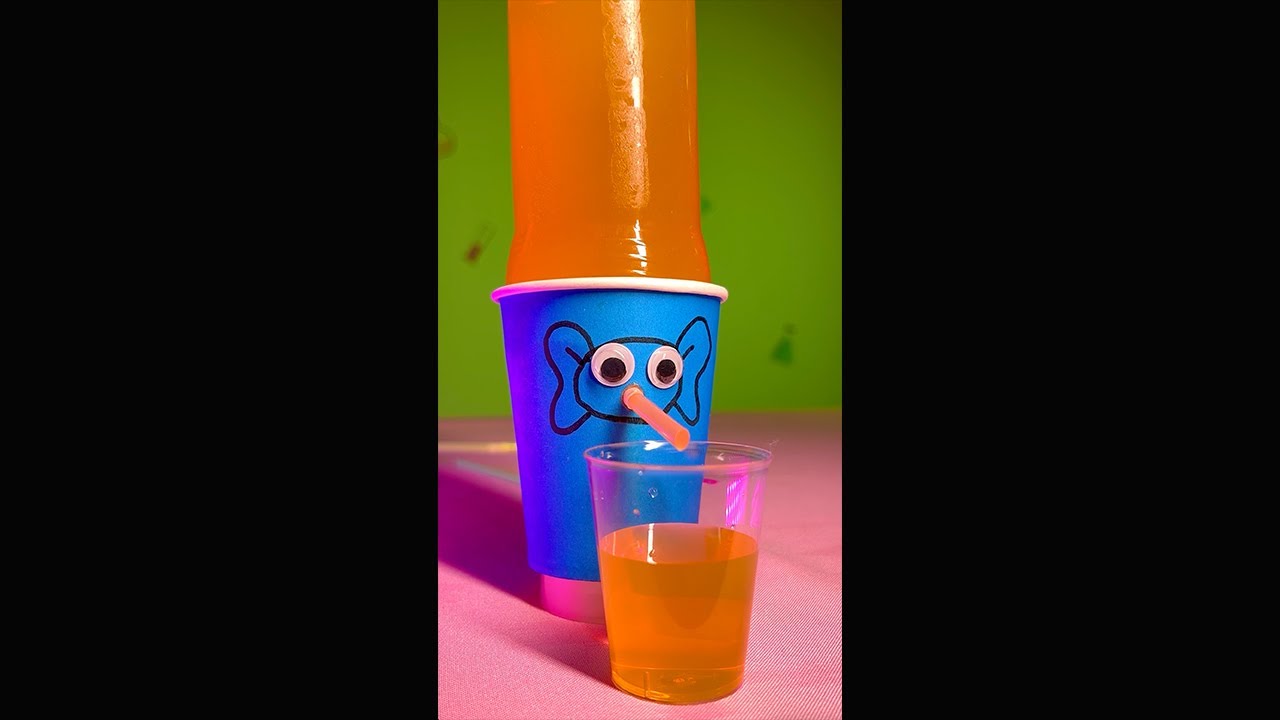 DIY Mini-Wasserspender aus einem Becher!💧 #shorts