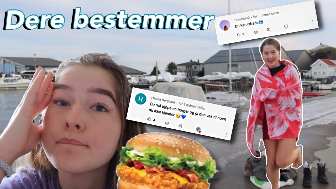 DERE BESTEMMER MIN DAG!!🦋🍔