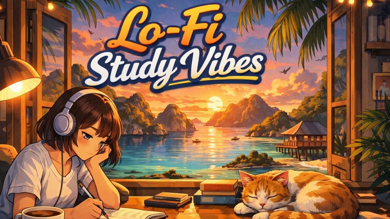Lo-Fi Study Vibes - Relaxing Lofi Hip Hop Beats for Studying, Focus, Work & Chill