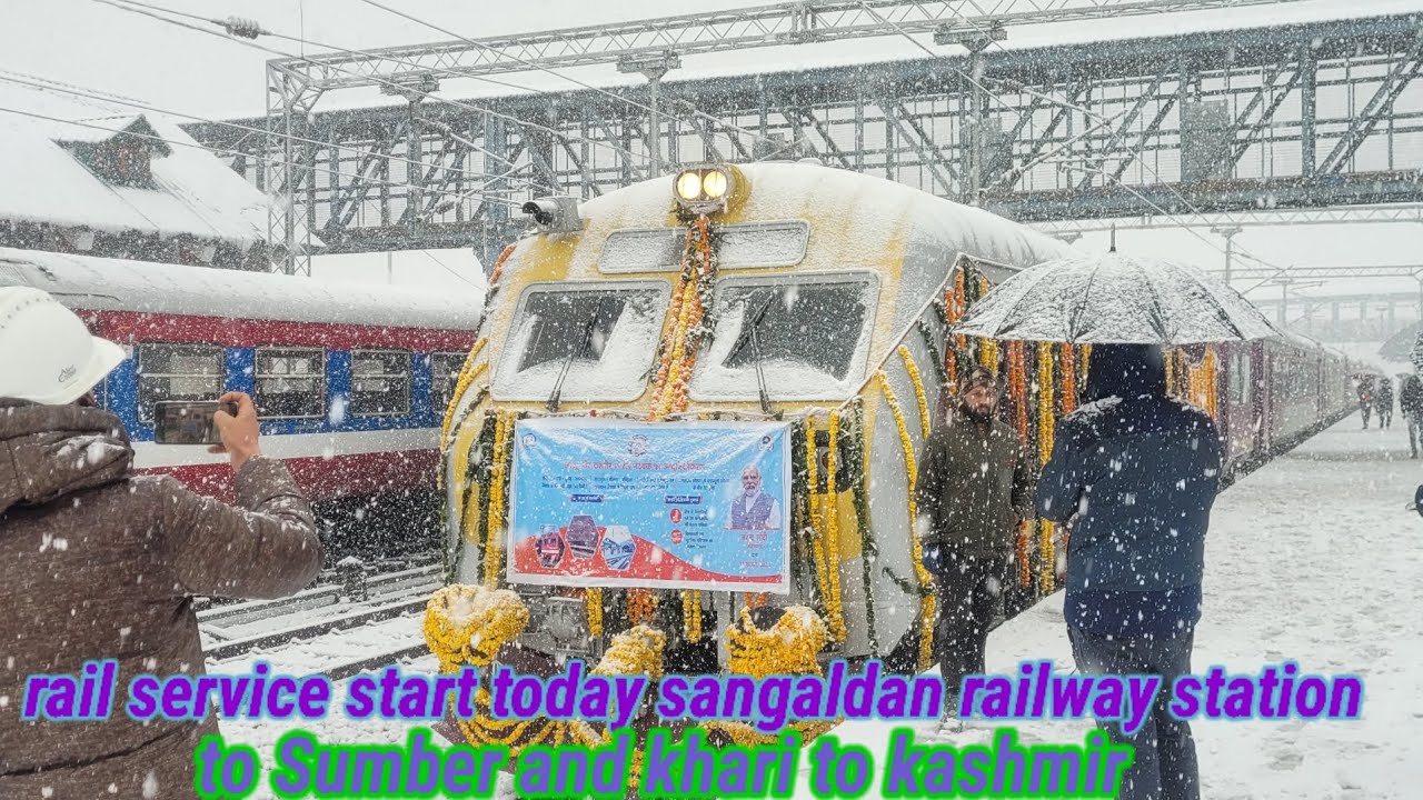 today rail service start sangaldan Sumber via Khari to kashmir