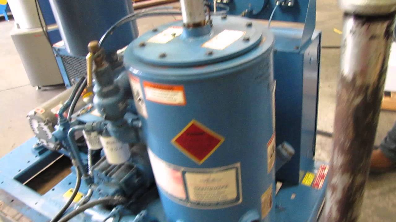 Scales SVSB Rotary Screw Vacuum Pump 10 hp Baldor Electric Motor 230/460V Quincy