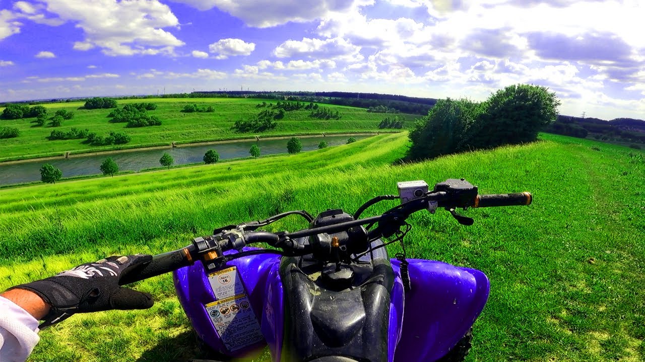 RAPTOR 700 : RIDE DANS LES HAUTES HERBES + EXHAUST SOUND (YAMAHA, BALADE, TRAIL,...)