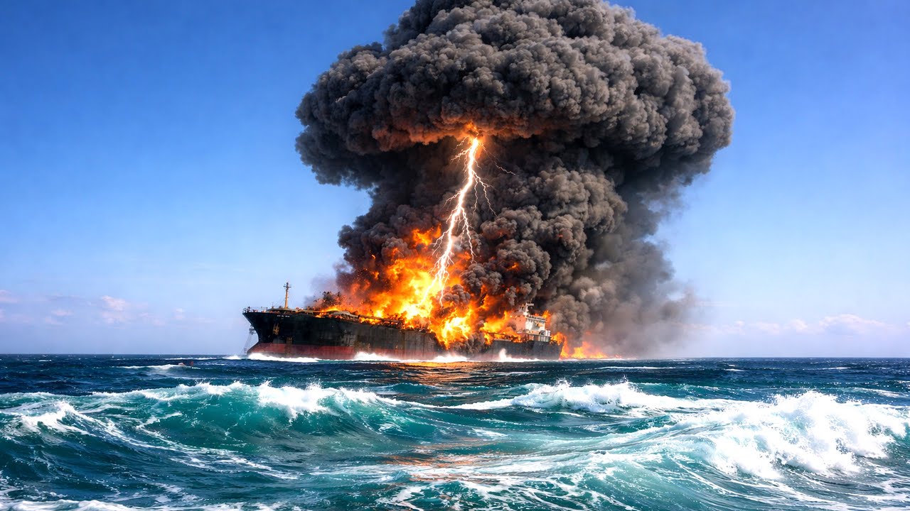 Oil Tanker Explosion at Sea | Real Maritime Disaster & SAR Rescue Documentary
