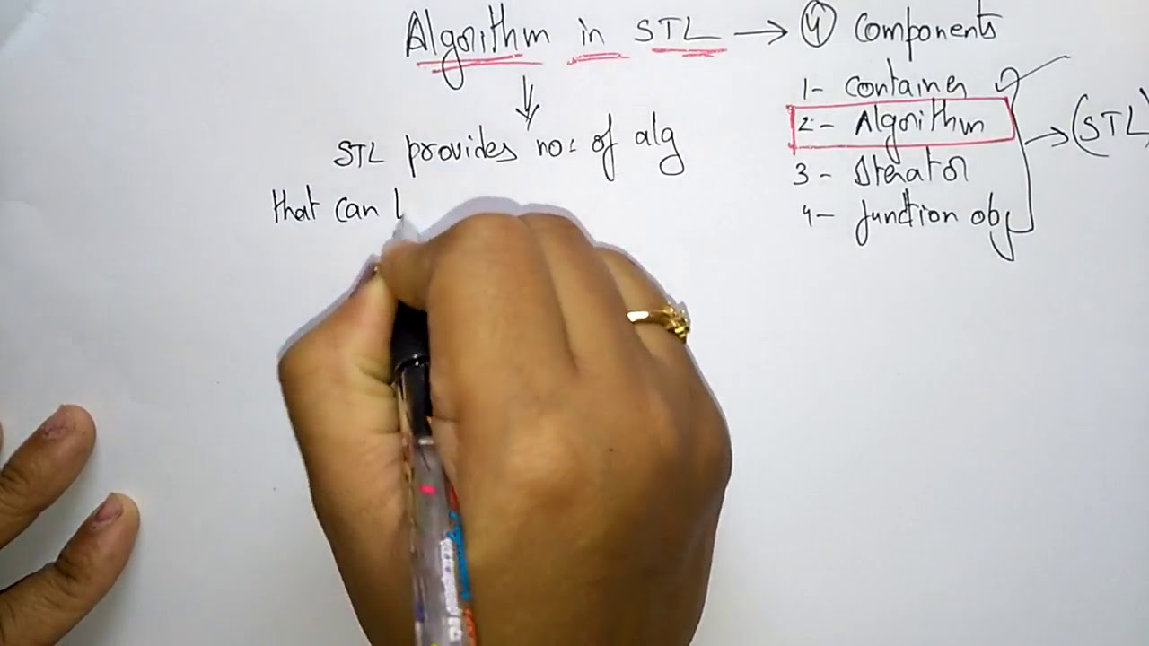 STL Algorithms in c++ | Sorting | Part-1/4  | OOPs in C++ | Lec-54 | Bhanu Priya