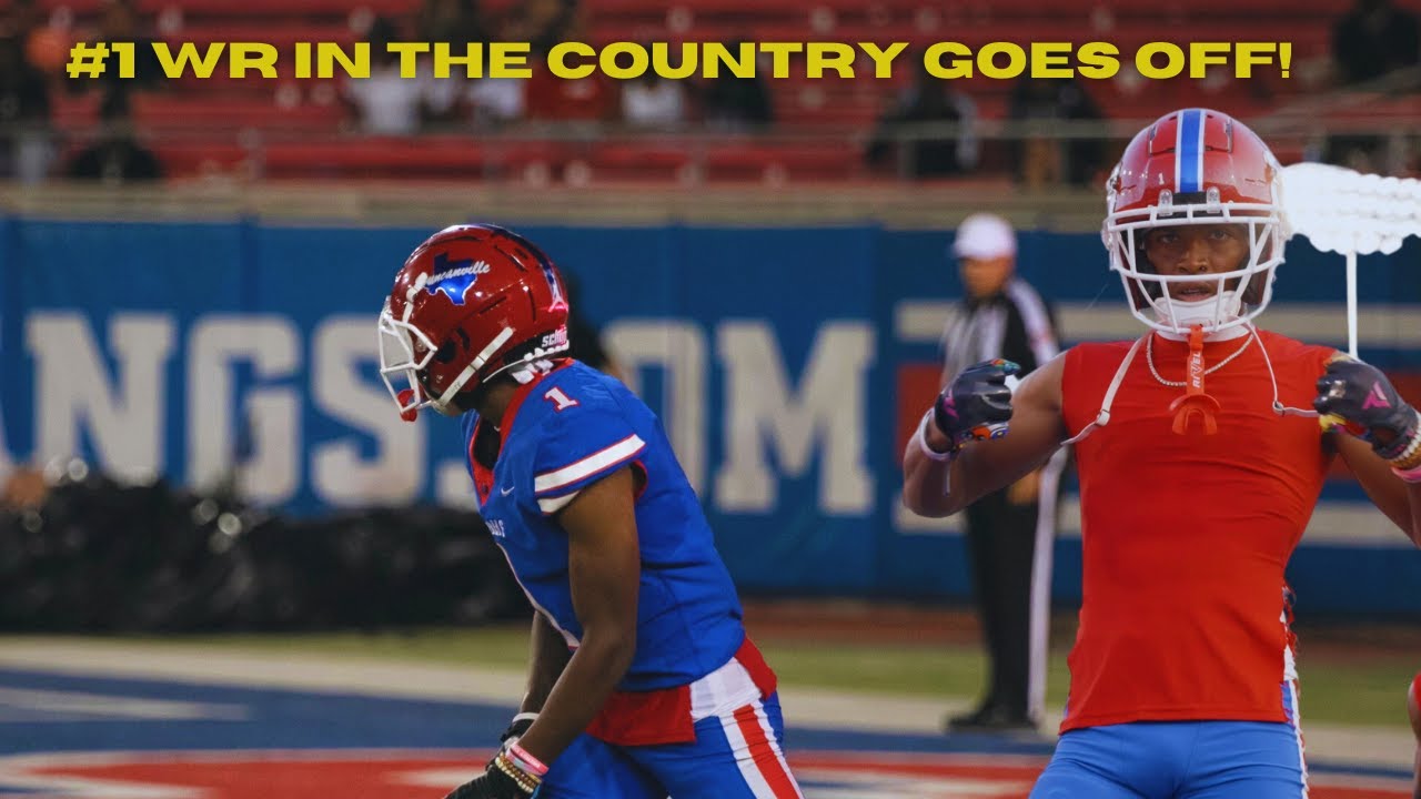REIGNING STATE CHAMPIONS FACE OFF! | #1 WR & #1 DE in the COUNTRY | Top Flight TX